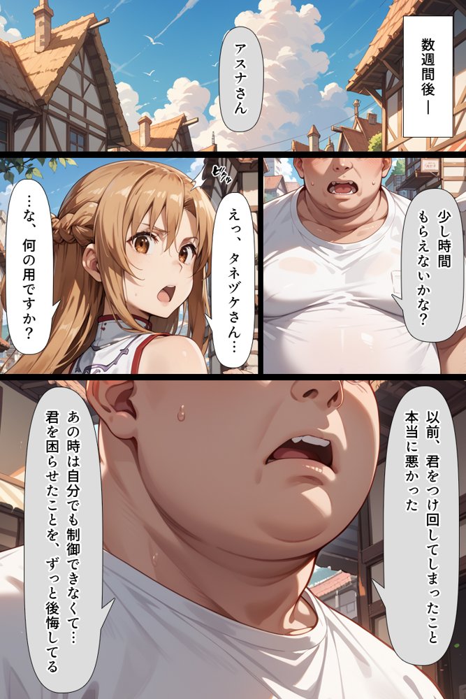 スキル絶対君主でアスナを犯し尽くす！【こっとろん】 エロ同人誌画像 018