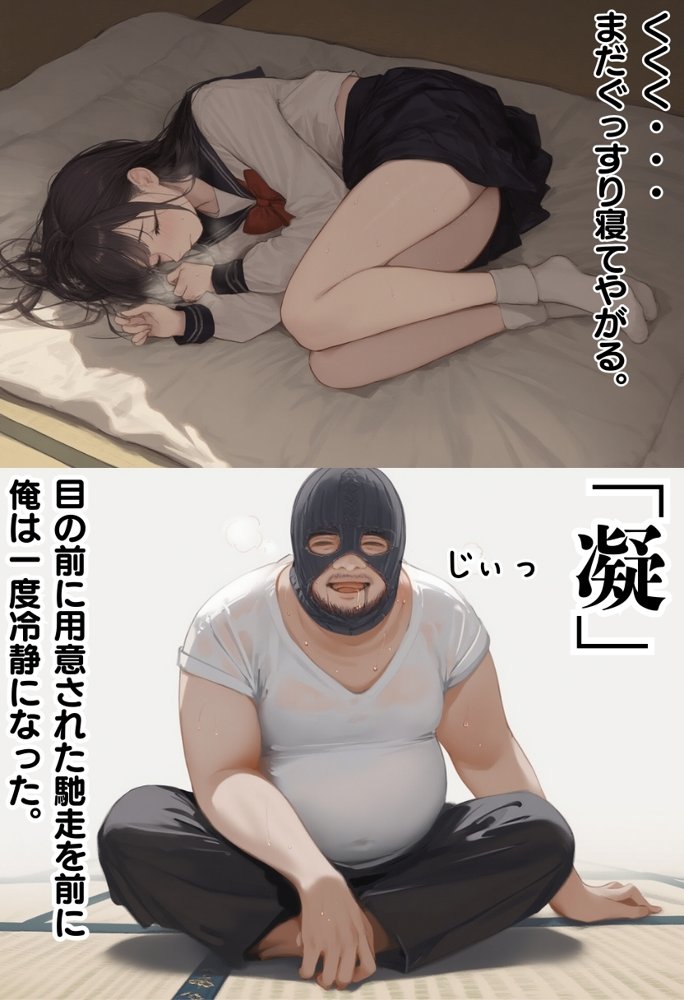 【無敵の人】人生に絶望した弱者男性のおじさんが無敵になるまで【種付け出版】 エロ同人誌画像 018
